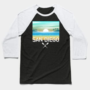 San Diego Design, with White Lettering Baseball T-Shirt